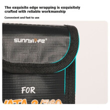 Bolsa Portátil A Prueba de Explosiones para Baterías para AVATA 2/360. Capacidad para 2 Baterías. Bolsa Ignífuga para Baterías Lipo.