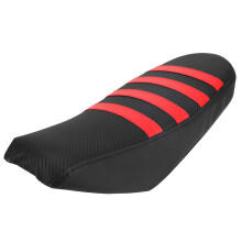Comfortabele motorfietszadelbeschermer Premium-Rood