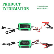 Cargador de Baterías para Coche con Pantalla LCD de 6 A y 12 V, para Carga de Baterías de Coche y Motocicleta, Unidad de Carga de Baterías de