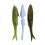 3Pack Multicolor Basses Fishing Soft Realistic Lures With-17cm 1