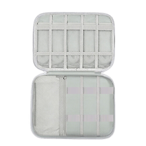 Multifunctionele nylon organisatortas, perfect voor-Grijs