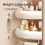 Wall-Mounted Aluminum Bathroom Shelf with No Drill Suction Cup Adhesive 6
