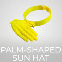 1Pc Funny Sun Visor Funny Hand Headband Sun Hat Outdoor UV Protection Visor Cap for Beach Party, Camping & Travel