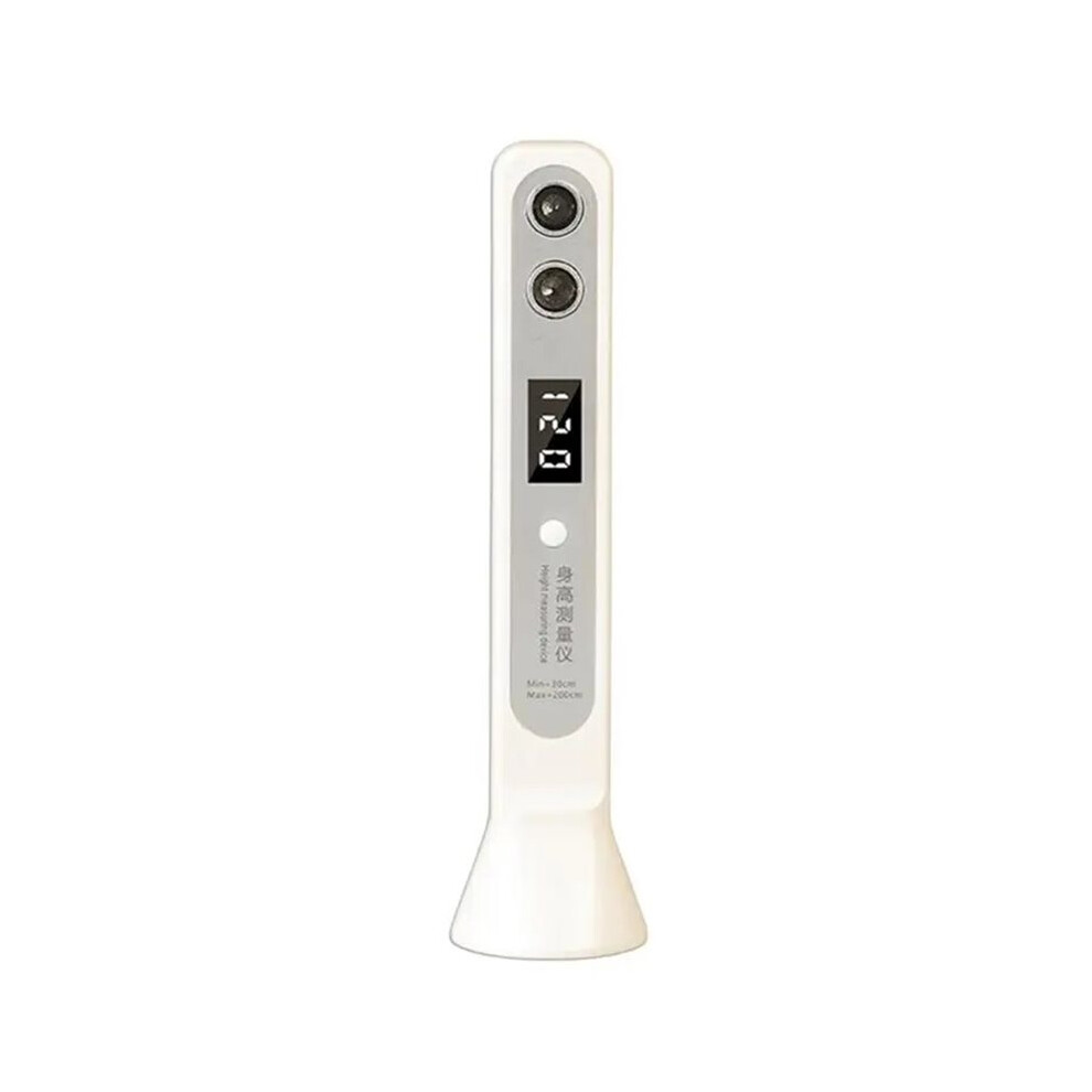 Portable Rechargeable Ultrasonic Stadiometer For Accurate Height Measurement Digital Height Gauge With Led Display White