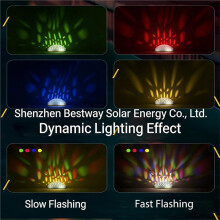 Solar Powered LED Floating Light for Pools Outdoor Courtyard & Pool Ambiance Lighting Colorful LED Solar Floating Lights