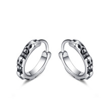 Vintage Totenkopf Ohrring Silver