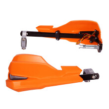 Kit universel de garde-mains avec feu de circulation LED-Orange
