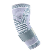 Elastic Knitted Elbow Sleeve Breathable Arm Elbow-Grey M