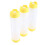 6X 16Oz Inverted Plastic Squeeze Bottles, Refillable Tip Large Valve Dispenser Condiment Squeeze Bottle 6