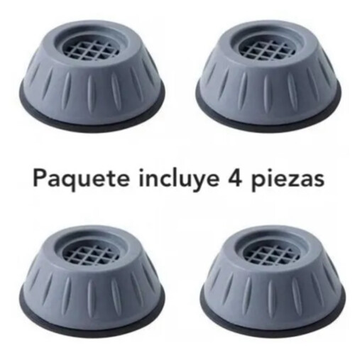 10cm Washing Machine Feet Pads Grey 4 Piece 2