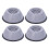 10cm Washing Machine Feet Pads Grey 4 Piece 9