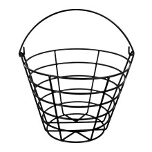 Betrouwbare golfbalopvangmand, 9 inch brede opening, biedt-Zwart