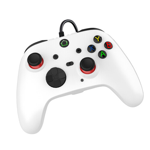 Ergonomische, uiterst nauwkeurige gamingcontroller met-Wit