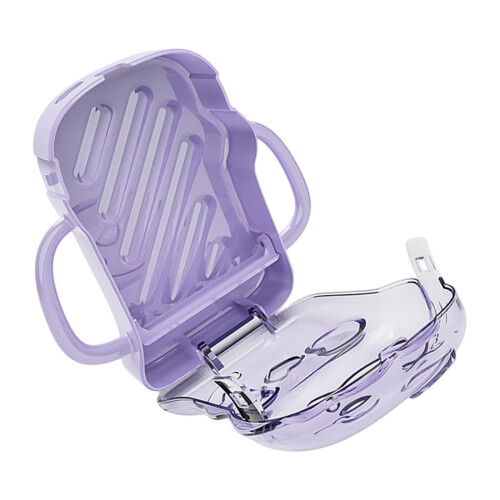 Lovely Creature Themed Drink Container Prevent Juice Box-Purple