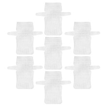 7-Piece Plastic Grid for Crochet and Knitting with Flexible White Embroidery Canvas