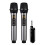 Kabelloses Mikrofon im 2er-Pack / Bluetooth Reverb mit Android-Anschlusskabel Black 1