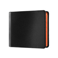 Kartenhalter aus echtem Leder mit RFID-Blockierung Black