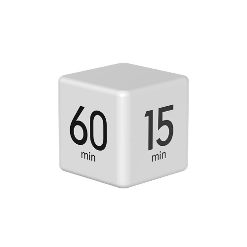 Cube-Timer mit LCD-Display White