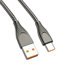 Robustes, metallgeflochtenes-1m Rotguss