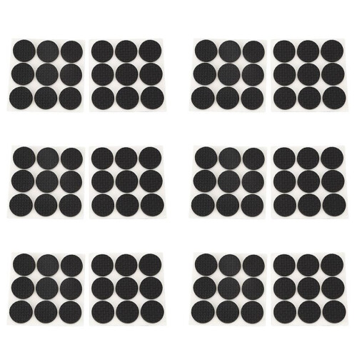 108 Pcs Self Adhesive Black Foam Table Chair Leg Pad Protector 1