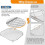 2 Vassoi per Verdure In Acciaio Inox per   FN100 e per   Pro AS101, Accessori per 6