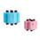 2pcs 4-in-1 Math Practice Roller Stamp,Addition Subtraction Multiplication Division Practice Tool,Digital Roller Stamp 2