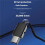 25W Dual Type C Super Fast Charge Cable PD Quick Charge Data Cable 2m for  S22 S21 S20+ 7