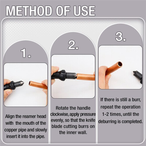 Short Length Hand Reamer & Countersink General Tools Deburring & Trimming Scraper Professional Carpentry Deburring Tool 2