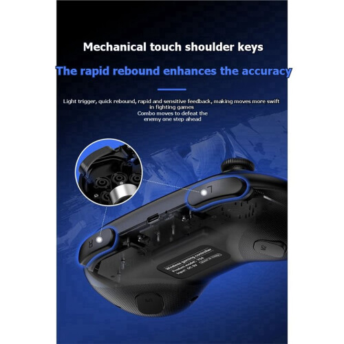 Controller di Gioco Wireless Y04 Hall Joystick Gamepad per PS3 per PS4 per  Switch2 PC Regolabile Doppio Motore Ammortizzatore A 2