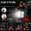 60W 9000LM LED Work Light with Dual USB  for  M18 Fits 18V Battery 5