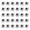 100Pcs 3 Pins Mechanical Keyboard  Replacement Switches for Mechanical Gaming Keyboard 3