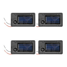 4 Pcs Battery Box, Solar Lantern Light Replacement Parts Top for Outdoor Hanging Lanterns Container Home Solar Lamp