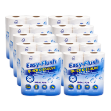 Toilet Roll Easy Flush Soft 2ply Tissue Paper Chemical Thetford Cassette Caravan 40 Rolls