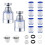 Tap water filter - Anti-limescale - 360 rotating - 2 pieces - 8 filter elements 1