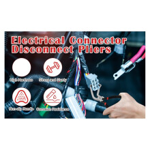 5 Pcs Electrical Disconnect Pliers Car Electrical Connector Tool, Electrical Plug Disconnect Pliers & Safety Wire Plier