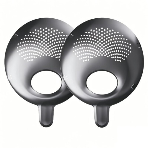 2Pack Pasta Strainer Lid Set for Kitchen Multifunctional Food Processor Accessories Small Kitchen Tools / Strainer Lid 1