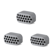 Silikónový posilňovač čeľuste 3-balenie Grey