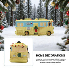 Houses with Lights, Lighting Christmas Town Village Sets, Christmas Vacation Decorations, Vacation Holiday House