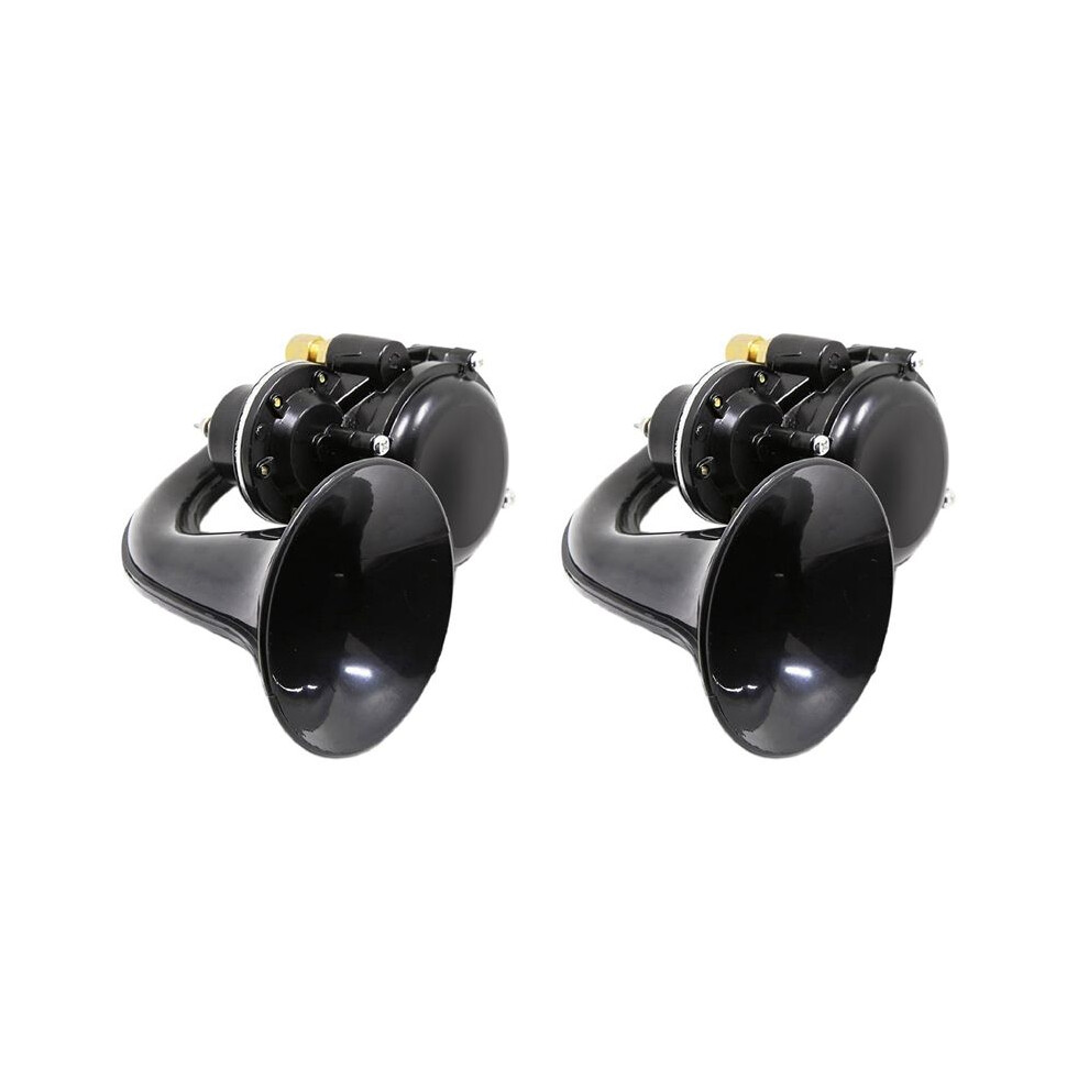 Photos - Car Service Station Equipment 2X 12V 24V Electric Snail Air Horn 120DB Loud Sound for Truck Van