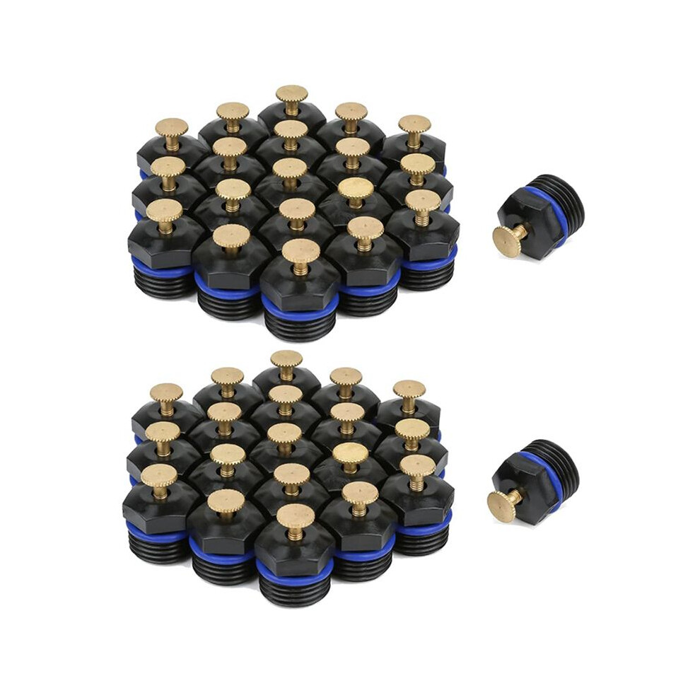 40Pcs Atomizing Sprinkler Nozzle,1/2 Inch Garden Misting 360Degree Agricultural Lawn Watering Nozzle Irrigation 6032429453581