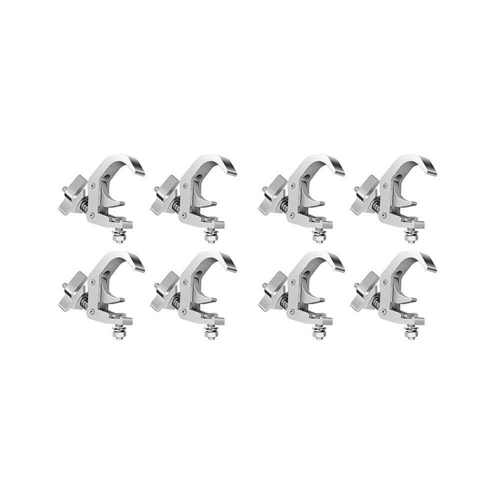 8Packstage Lighting Clip Hook, Aluminum Alloy Professional Rack Clamp, For Moving The Stage Stage Lighting Fixtures 6032703824175