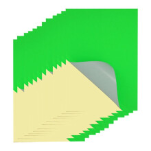 Papier Samoprzylepny A4 - Etykiety Samoprzylepne A4 8,27x11,69 Cala do Drukarek Laserowych/Atramentowych do Szkół Biurowych Fluorescencyjny Zielony