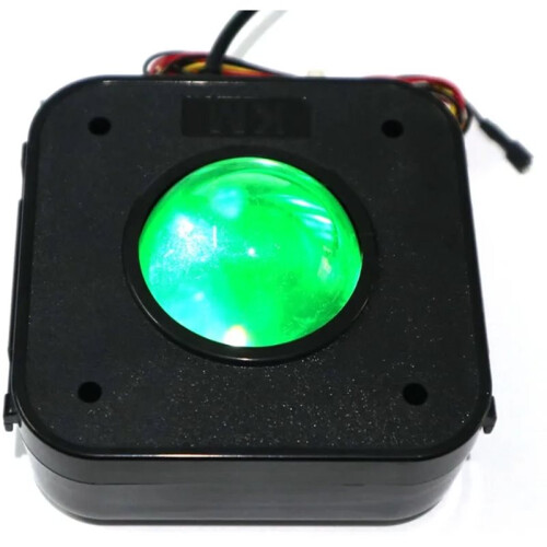 Mouse Trackball USB DIY, Trackball Arcade Iluminado de 4,5 cm com LED, Conector para Interface USB Arcade 2