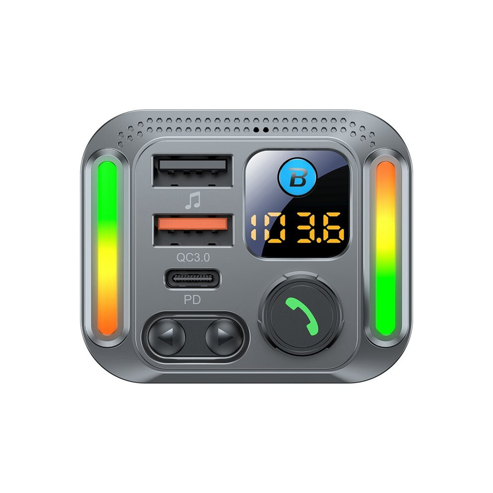5.4 Fm Transmitter Car 30W Pd & Qc3.0 Fast Car Charger Car Radio Music Adapter Hands-Free Kit 6031399497021