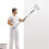 Long Household Wall Painting Tool Extendable Roller Poles with 3 Brush Heads 831F 6
