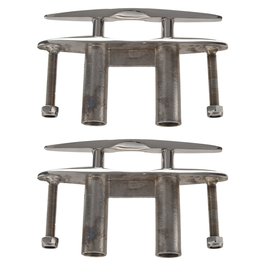 2Pc Marine 316 Stainless Steel Boat Pull Flush Mount Lift Cleat Bolts Yacht Boats Accessories 6 Inch 4712665286694