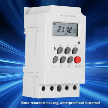 25A Digitale Timerschakelaar, Programmeerbare Elektronische Tijdregeling, 7-Daagse, Robuuste Digitale Programmeerbare Timer