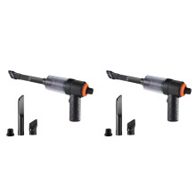 2X Wireless Car Vacuum Cleaner Cordless Handheld Cleaning Robot Auto Vacuums Strong Suction Cleaner for Car
