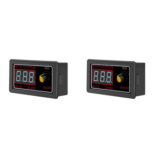 2X PWM  Motor Speed Controller Motor Fan Controller with Display Motor Controller 9-60V/12A /500W