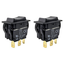 2X Interrupteur à Bascule HY60C 3 Broches (Marche/Arrêt/Marche) 20 A/125 V - 15 A/277 V, Robuste, pour Moteurs, Outils et Équipements Industriels.